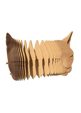 Картонный конструктор " 3D Puzzle CAT" цвет коричневый ЦБ-00235329 Cartonic (297060278)