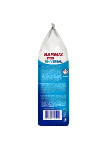 Стиральный порошок Active Universal для всех типов стирки 750 г (4820268104106) Sarmix Active Universal для всіх типів прання 750 г (401747971)