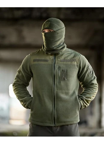 Тактичний чоловічий демісезонний костюм 5 в 1 SoftShell олива No Brand