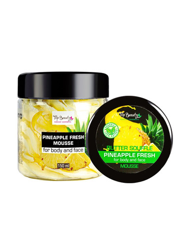 Top Beauty Баттер-суфле для тіла та обличчя з ароматом ананасу 150 мл — Крем, Україна (335858491)