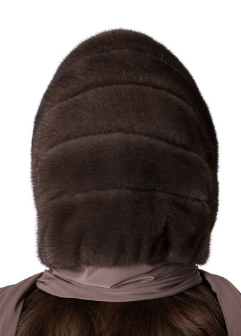 Жіноча хутряна хустка на голову Меховой Стиль Ракушка (354820511)