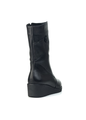 Черные зимние полусапог (1186цп) Marigo