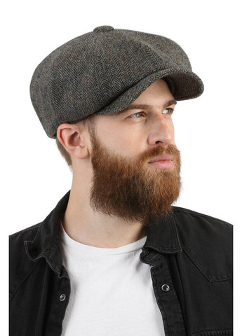 Кепка восьмиклинка сіра в ялинку (SC381412) Westward (296718631)