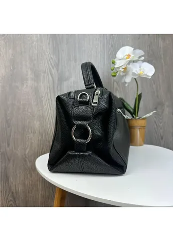 Качественная женская сумка, сумочка классическая черная No Brand 1654 (406104367)