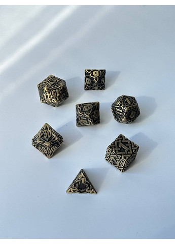 Набор кубиков DnD, "Асгард", 7 шт, металл GrossMeister (294336149)
