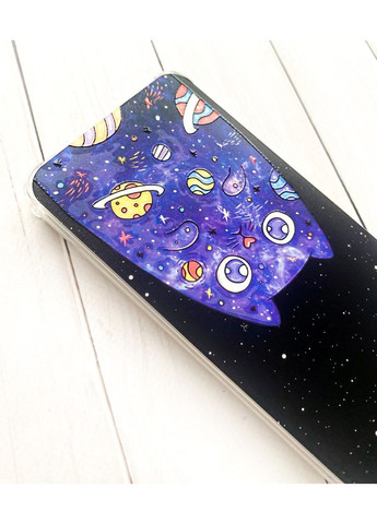 Чохол з потовщеними кутами на iPhone 16 Pro Max Фіолетова кішка (принт 361) Creative (356122734)