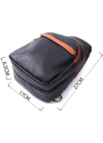 Сумка жіноча через плече сумочка слінг в дорогу планшет спортивний для документів барсетка для телефону Чорний 34587 Vintage (332164424)