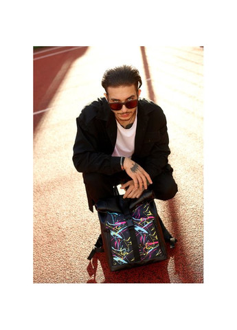 Мужской рюкзак ролл RollTop LZT принт "ABSTRACT" Sambag (329692779)