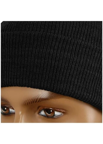 Шапка акрилова тонкої в'язки Beanie CapBlack Mil-Tec (315835735)