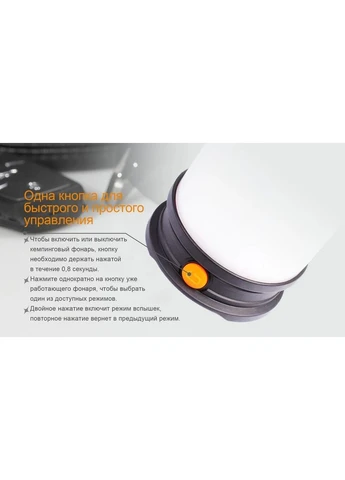 Фонарь кемпинговый CL30R черный Fenix (378265339)