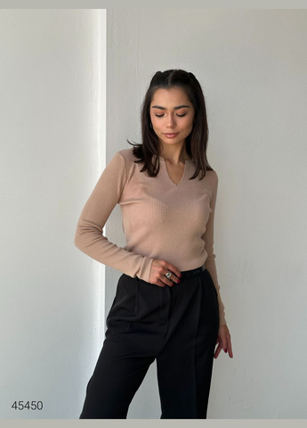 Жіночий лонгслів в рубчик Liton (316115885)