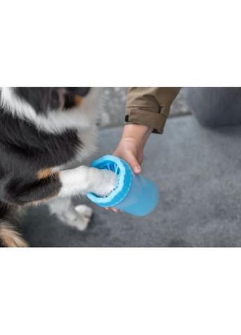 Очисник-щітка для лап для собак, силікон/PP, блакитний, S/M Trixie (364751219)