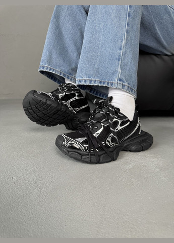 Чорні Осінні кросівки чоловічі і жіночі balenciaga 3xl black | баленсіага 3хл чорні No Brand