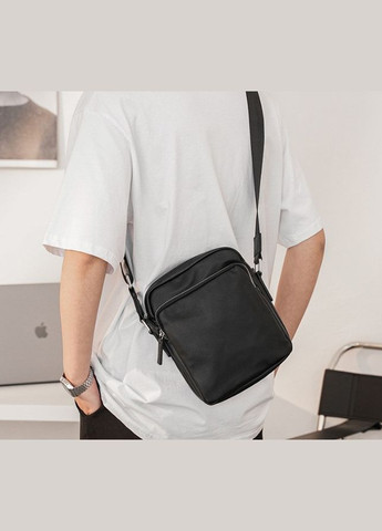 Якісна чоловіча сумка планшетка екошкіра чорна Eton (334730449)