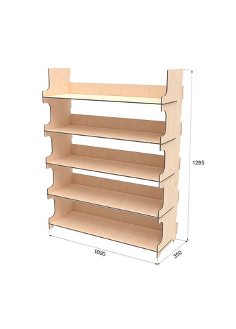 Стелаж з фанери S201 Ekostar (368306667)