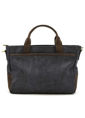 Мужская сумка из конваса и лошадиной кожи RGc-3990-3md серая TARWA (329151657)