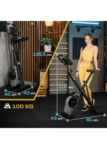 Велотренажер TX-340XB BRIZ магнитный серый TREX Sport (361952279)