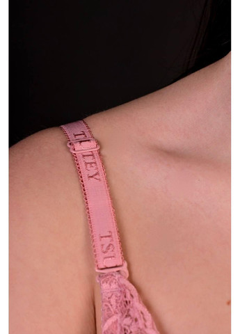 Розовый бюстгальтер женский розовый No Brand хлопок, полиамид, эластан