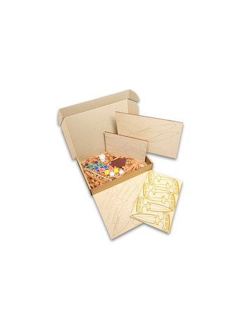 Набір для творчості із 3-х ножів Standoff 2 FANG, TANTO, Dual Daggers із фанери Набір №32 KOGOTOK (335056231)