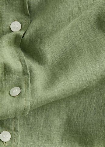 Оливковая (хаки) летняя блузка H&M