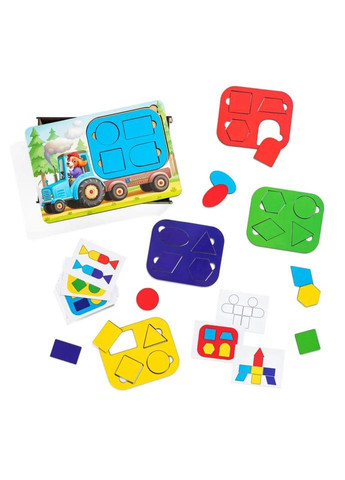 Детский пазл-сортер "Трактор" (ПСД195) PSD195 танграм No Brand (339782517)