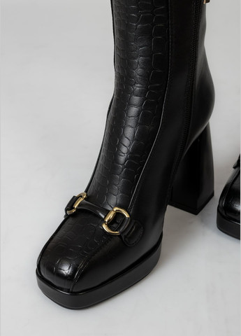 Черные ботильоны (1610б) STEFANIYA