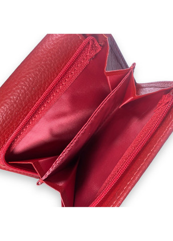Жіночий гаманець шкіряний 2 відділи для купюр 13 осередків для карт розмір: 12*10*3 см червоний Cardinal (266911676)