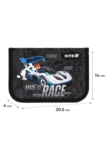 Пенал без наполнения Hot Wheels 621 HW, 1 отделение, 1 отворот (HW25-621) Kite (328262012)