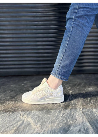 КРОСІВКИ ЖІНОЧІ ADIDAS FORUM 84 LOW OF WHITE АДІДАС ФОРУМ 84 No Brand бежеві демісезони (369388826)