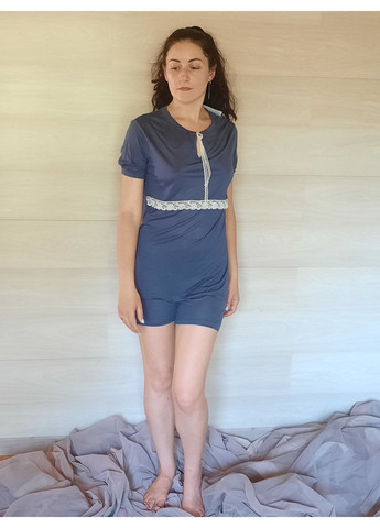 Синя 7243 піжама жіноча Vilfram