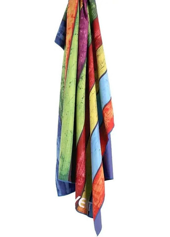 Полотенце Soft Fibre Printed Striped Planks Giant Lifeventure (316446327)