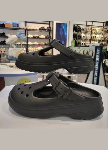 Бежевые женские сандалии мэри джейн черные classic mary jane black Crocs