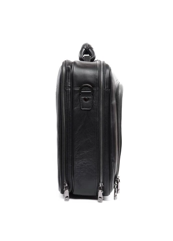 Сумка Мужская Дорожня шкіра 9512-1 black Fashion (394721758)