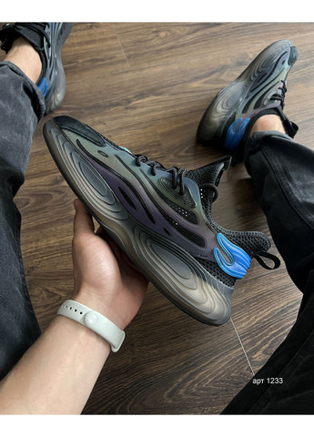 Черные летние мужские кроссовки black Restime Reflektive