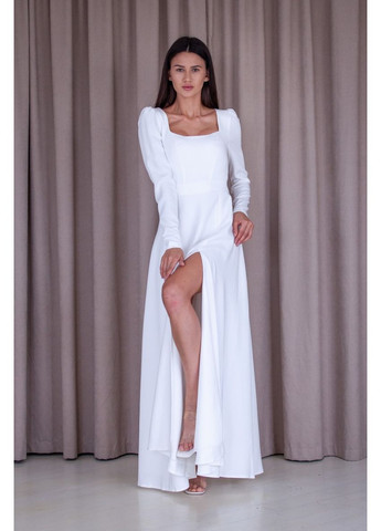 Білий вечірня плаття а-силует Lolita однотонна
