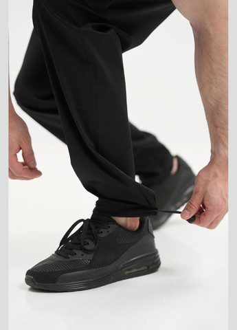 Штани карго чоловічі Великого розміру стрейч-котон з кишенями весна-літо-осінь, чорний No Brand (338792312)