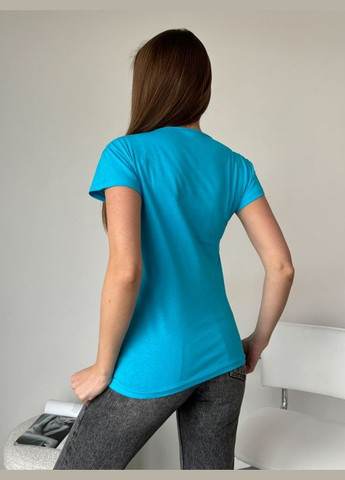 Футболка ISSA PLUS WN20-593 блакитно- Magnet - (301036384)