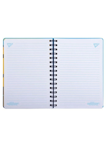 Блокнот на спирали с резинкой А5 Minions 2 151774 80 листов Yes (335585856)