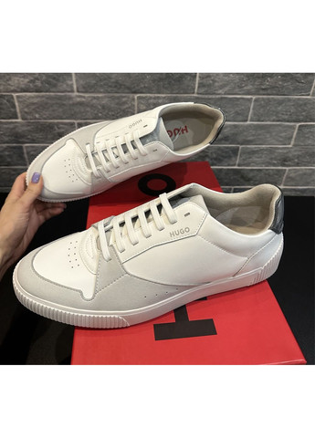 Белые кроссовки кеды мужские Hugo Boss Zero Tenn