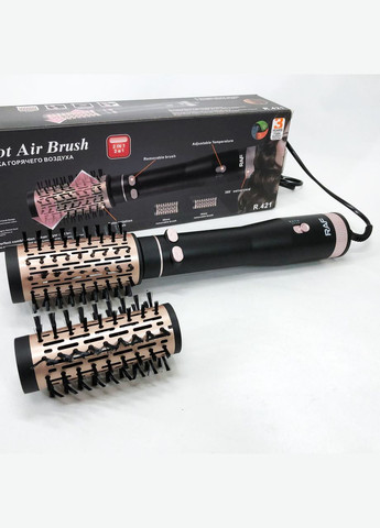 Фен браш стайлер с вращающейся насадкой R.421 электрическая расческа RAF (364664004)
