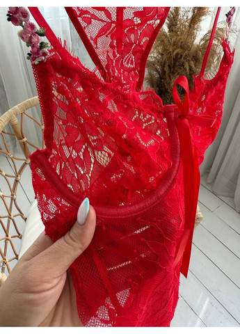 Пеньюар мереживний + трусики довгий No Brand (360405153)