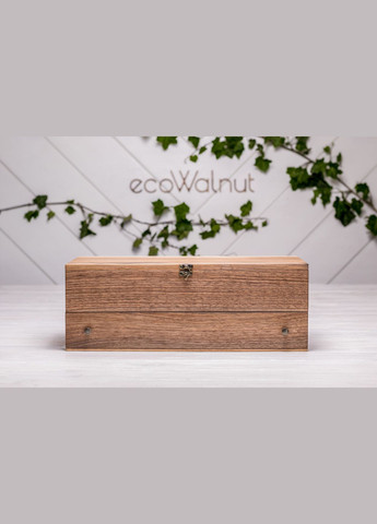 Коробочка для годинників з дерев'яною кришкою 12 з ящиком EcoWalnut (295266151)