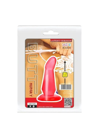 Анальный стимулятор красный "Butt Hungry Plug" LyBaile (314808215)