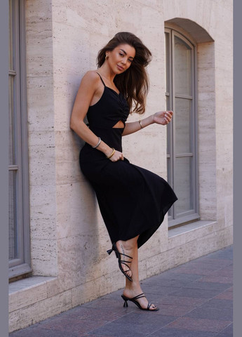 Чорна повсякденний сукня жіноча Україна однотонна