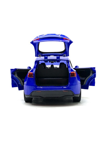 Машина Автосвіт Tesla Model Y інерційна відчиняються двері капот багажник 16см Синя (AP-1968) No Brand (302215406)