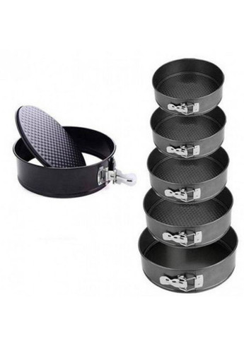 Формы для выпекания разьемные металлические Unique 6 шт Набор круглых форм для выпечки и десертов 18, 20, 22, 24, 26, 28 см No Brand (331146093)