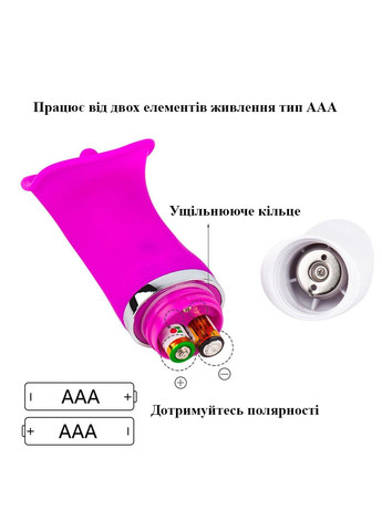 Вібромасажер Rudolf з язичком для стимуляції клітора Pretty Love (284278445)