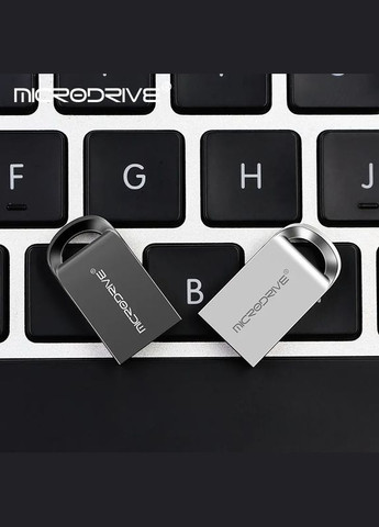 USB міні металева флешка 256ГБ 256GB Сірий Microdrive (336381272)