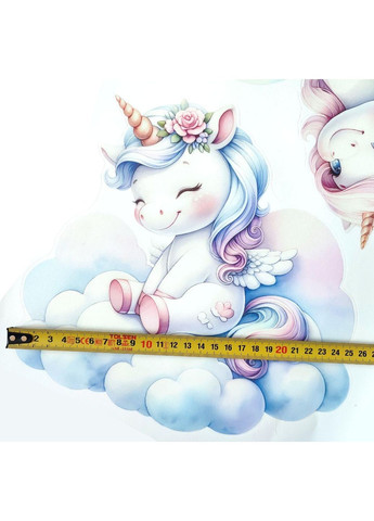 Виниловые наклейки Единороги (лист 27 х 83 см) Б202-21 BRUP (355947865)