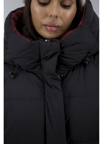 Чорний зимній Пуховик No Brand